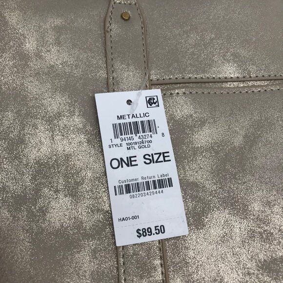 Style & Co Metallic Whipstitch Tote Bag - Picture 10 of 11